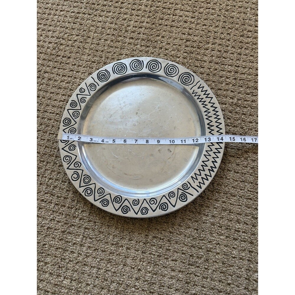Wilton Armetal Pewter Reggae Platter   14" Diameter